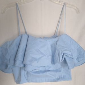 Baby💙 blue crop top